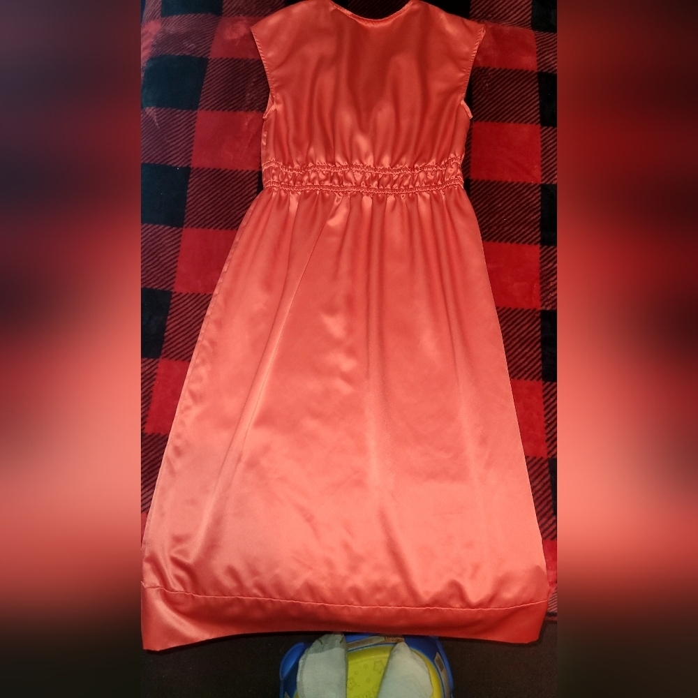 Max & Cleo Coral Midi Shift Dress - Picture 2 of 8